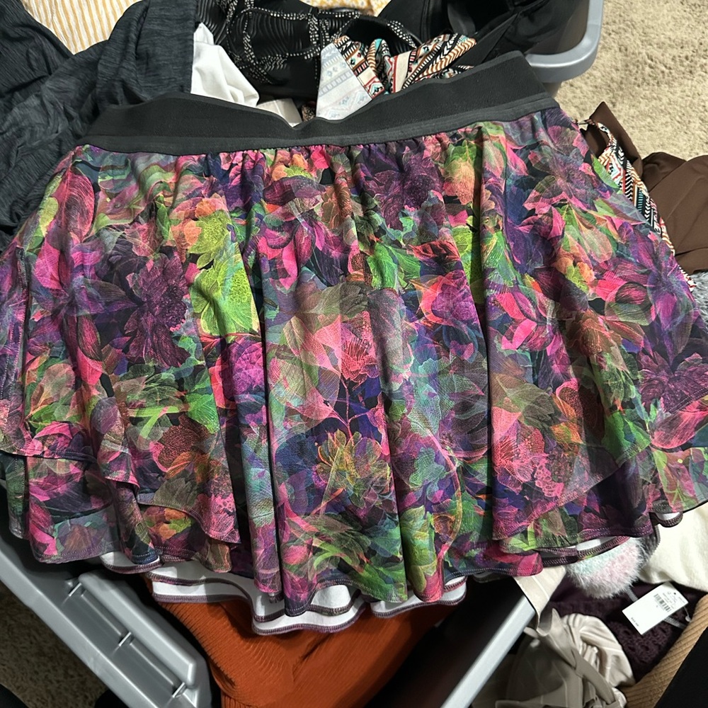 Lululemon Floral Bright Skort